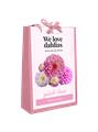 Dahlia Pink Love MIX * 5 Pc / shopping bag