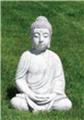 Bouddha assis Ht 53  cm beton (REF)