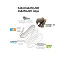 Rouchette Sabots Clean Lady Gris 37