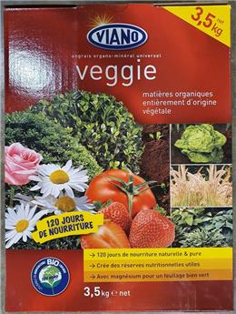 Viano engrais Veggie 4 Kg 100 % végétal sans matières animales