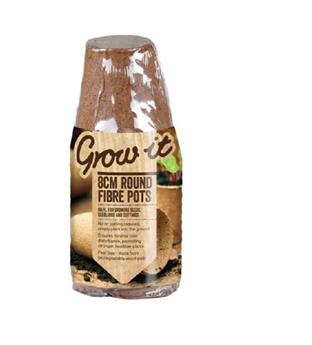 Pot Coco biodégradable 8cm * 12 pcs Grow-IT (TP)