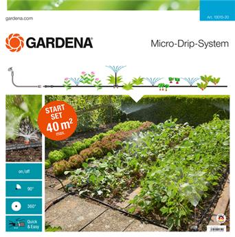 Gardena Kit De Base Micro-drip Pour Plates-Bandes Et Potager